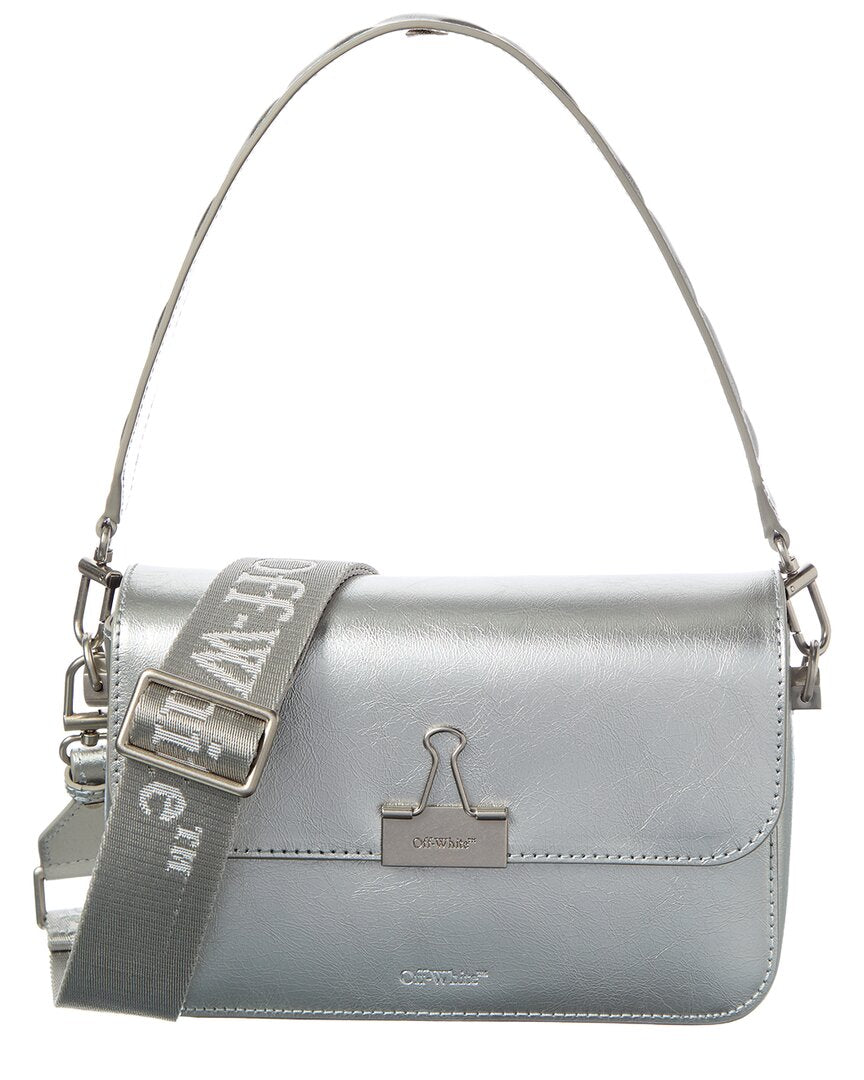 Off-White™ Binder Medium Leather Clutch