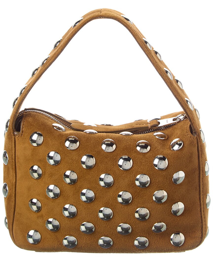 KHAITE Khaite Elena Small Suede Shoulder Bag