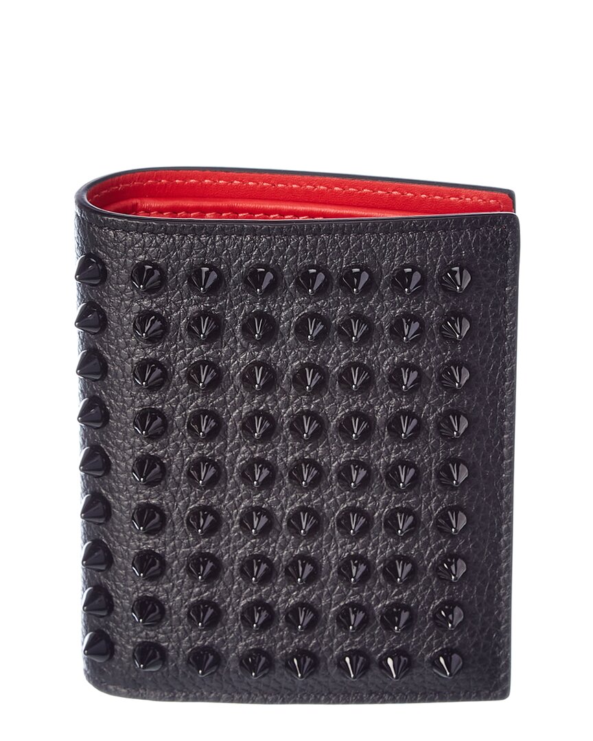 Christian Louboutin Paros Studded Leather Coin Bifold Wallet