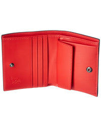 Christian Louboutin Paros Studded Leather Coin Bifold Wallet