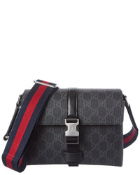 Gucci Gucci Gg Supreme Canvas & Leather Mini Bag