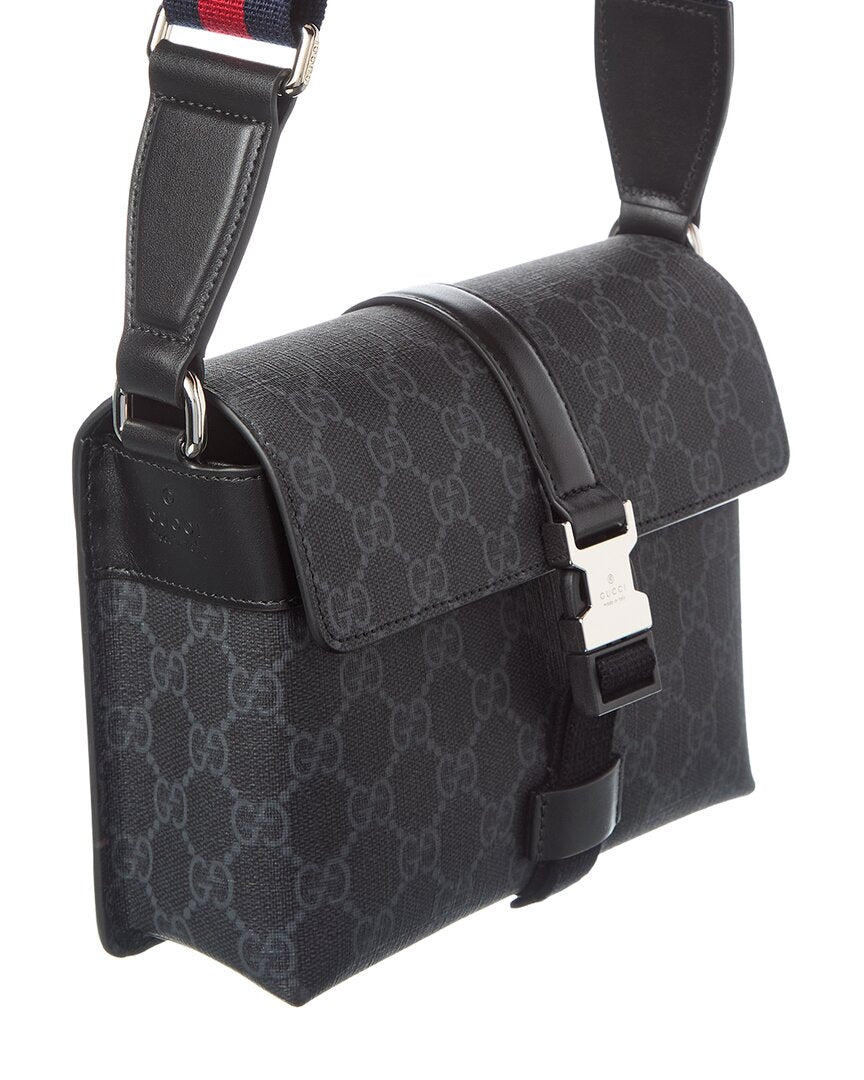 Gucci Gucci Gg Supreme Canvas & Leather Mini Bag