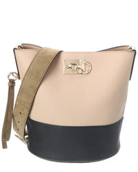 Ferragamo Studio Leather Bucket Bag