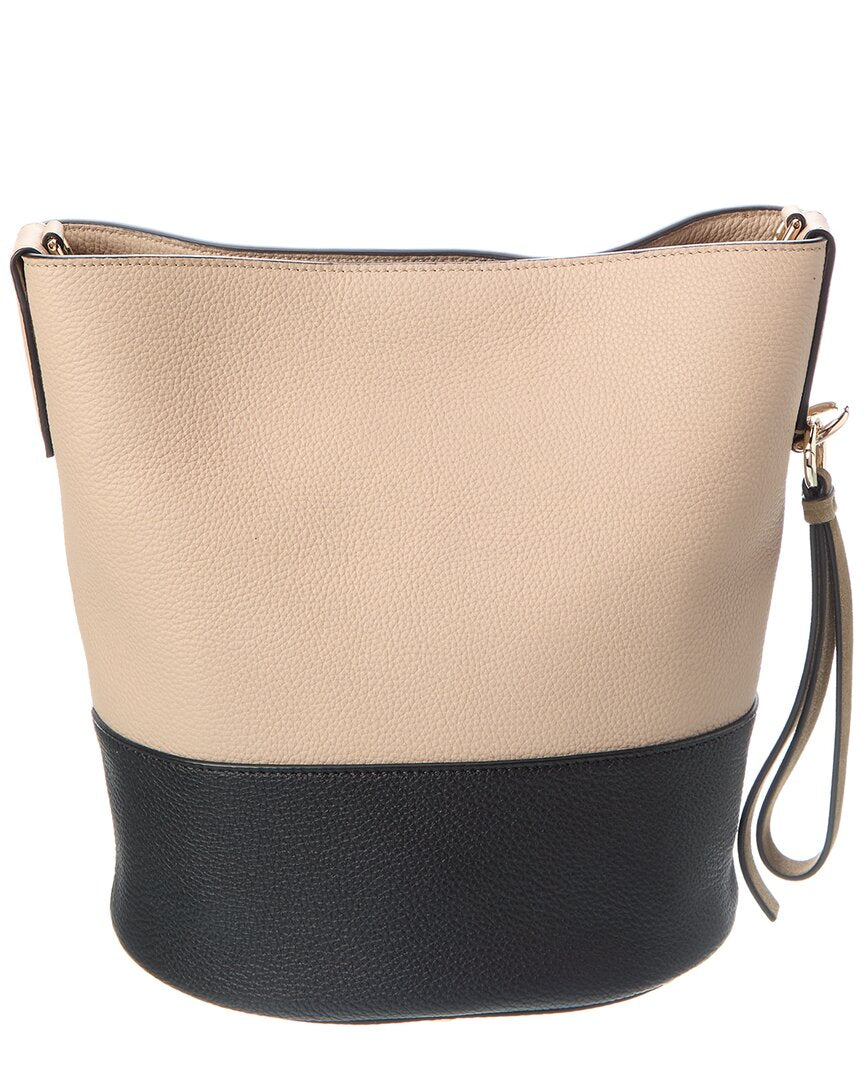 Ferragamo Studio Leather Bucket Bag