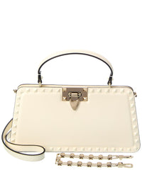 Valentino Rockstud Leather Satchel