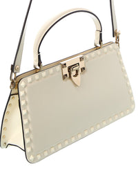 Valentino Rockstud Leather Satchel