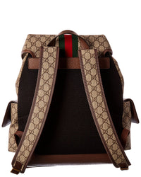 Gucci Gucci Ophidia Medium Gg Supreme Canvas & Leather Backpack