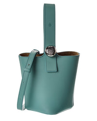 Loewe Pebble Mini Leather Bucket Bag