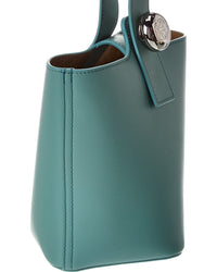 Loewe Pebble Mini Leather Bucket Bag