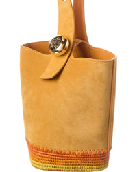 Loewe Pebble Mini Suede Bucket Bag