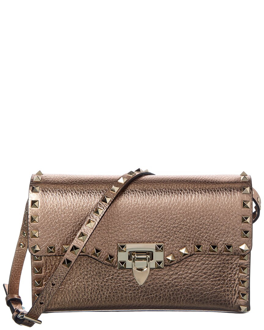 Valentino Valentino Rockstud Small Grainy Leather Crossbody