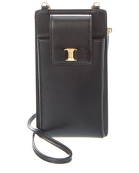 Ferragamo Leather Smartphone Pouch