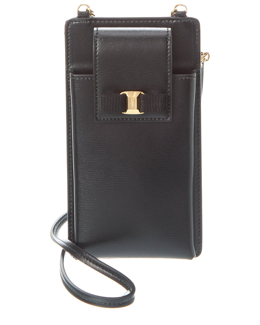Ferragamo Leather Smartphone Pouch