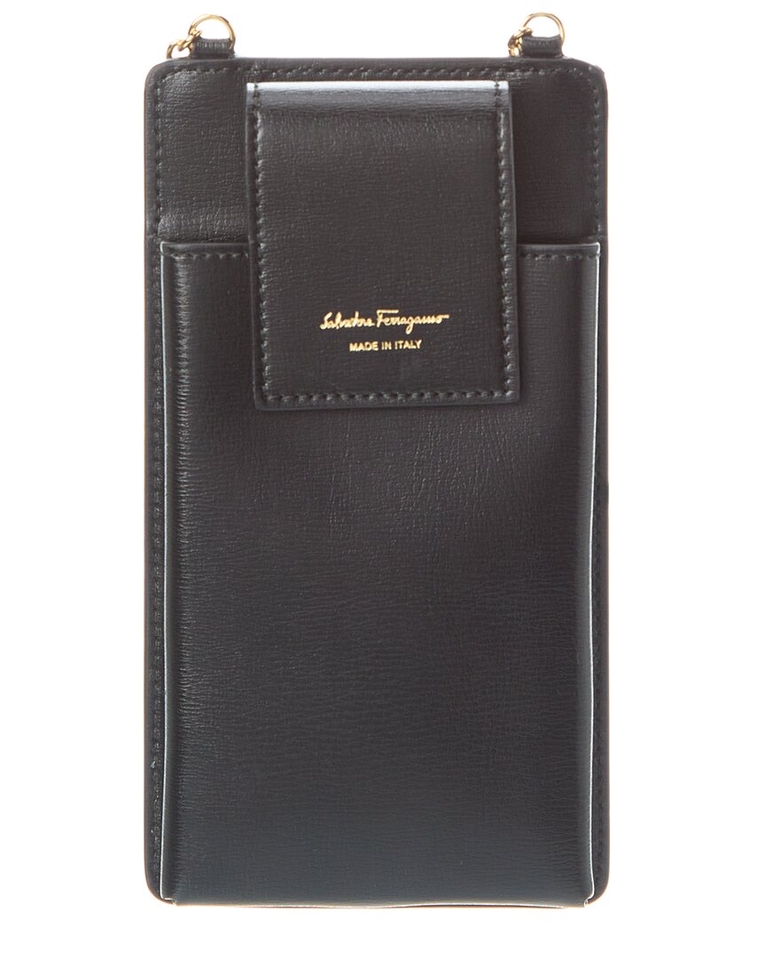 Ferragamo Leather Smartphone Pouch