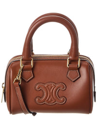 Celine Mini Leather Boston Bag