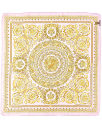 Versace Barocco Print Silk Scarf