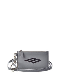 Balenciaga Balenciaga Cash Leather Card Case On Keyring
