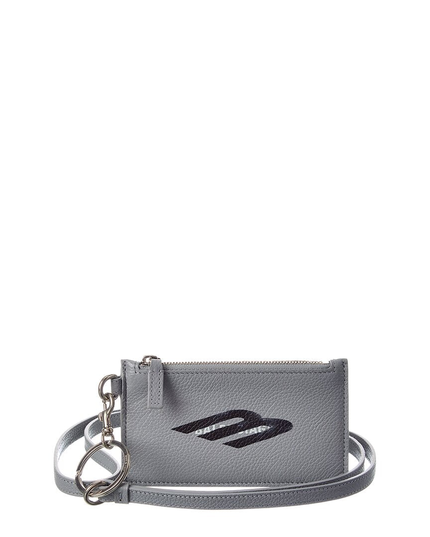 Balenciaga Balenciaga Cash Leather Card Case On Keyring