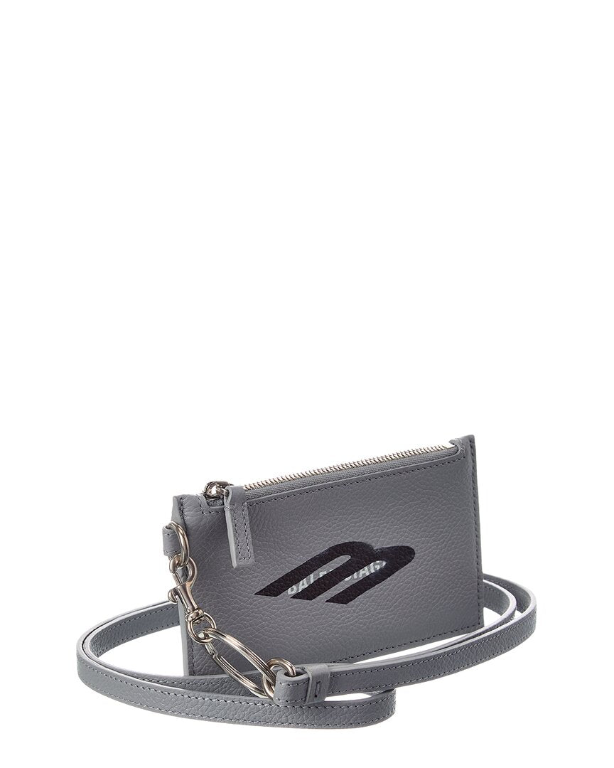 Balenciaga Balenciaga Cash Leather Card Case On Keyring