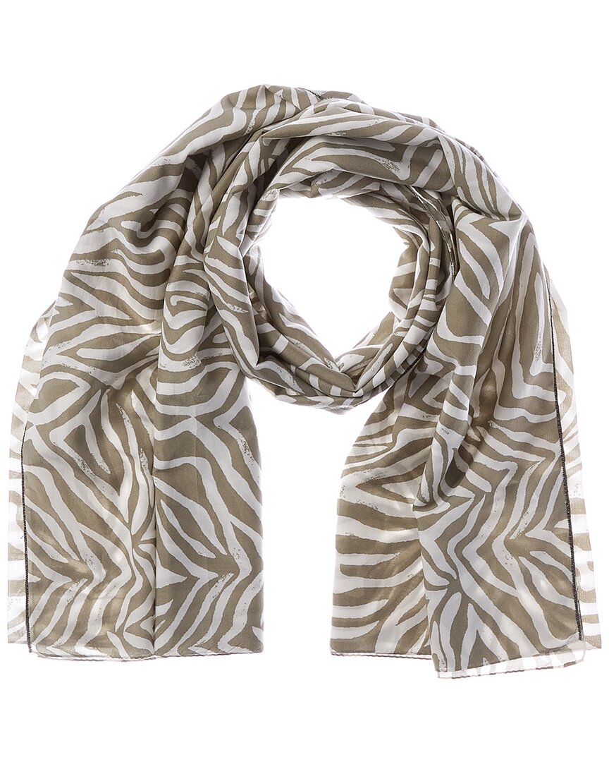 Brunello Cucinelli Brunello Cucinelli Silk-Blend Scarf