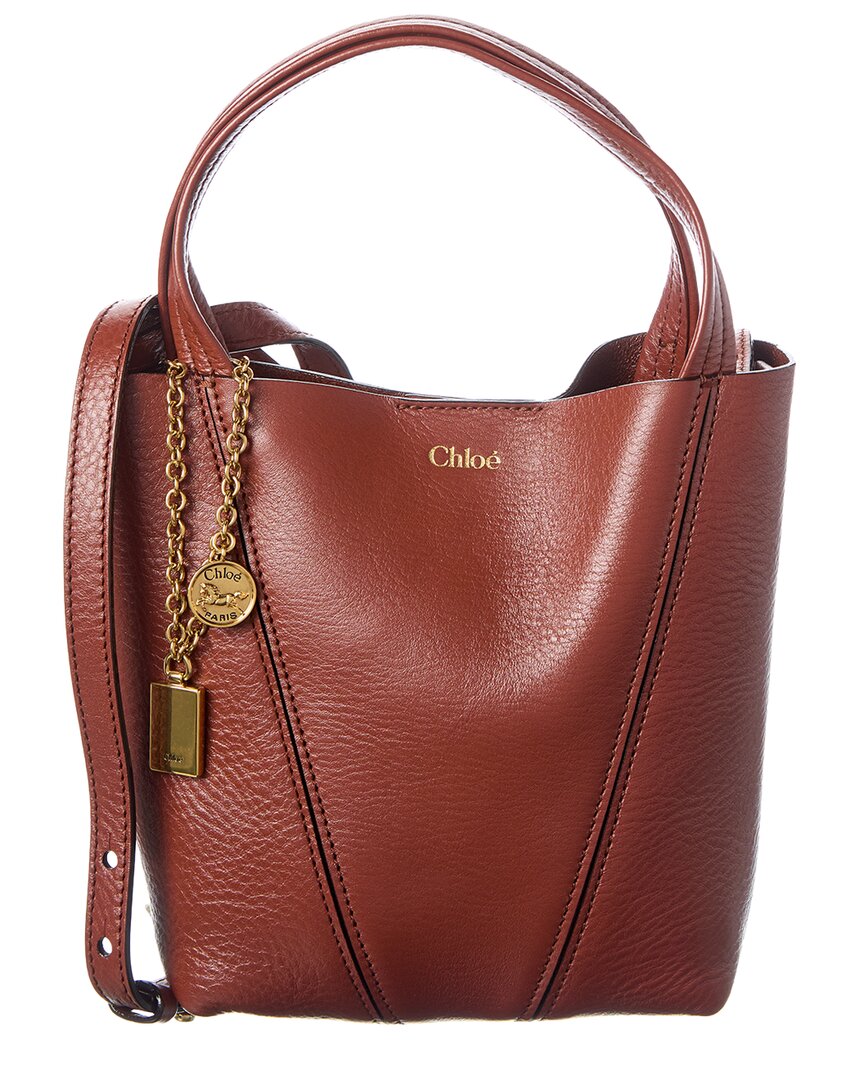 Chloé Chloé Spin Leather Bucket Bag