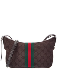 Gucci Gucci Lunetta Small Canvas Shoulder Bag