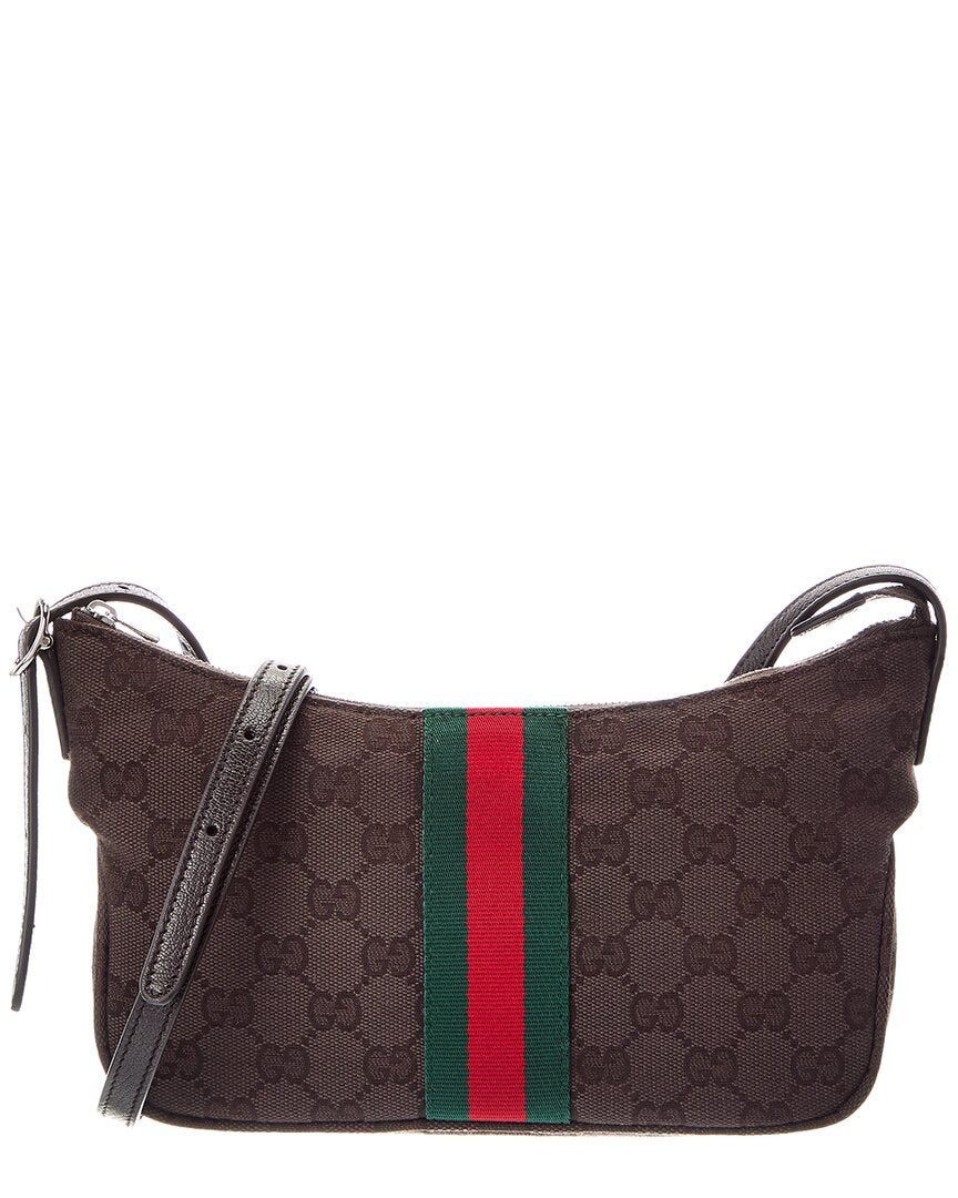 Gucci Gucci Lunetta Small Canvas Shoulder Bag