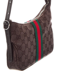 Gucci Gucci Lunetta Small Canvas Shoulder Bag
