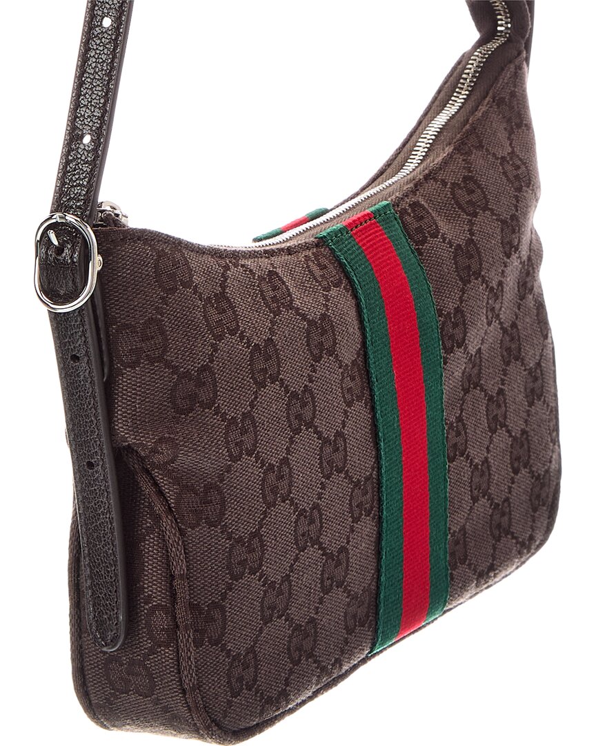 Gucci Gucci Lunetta Small Canvas Shoulder Bag