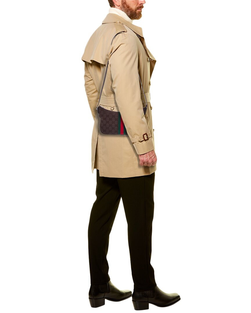 Gucci Gucci Lunetta Small Canvas Shoulder Bag