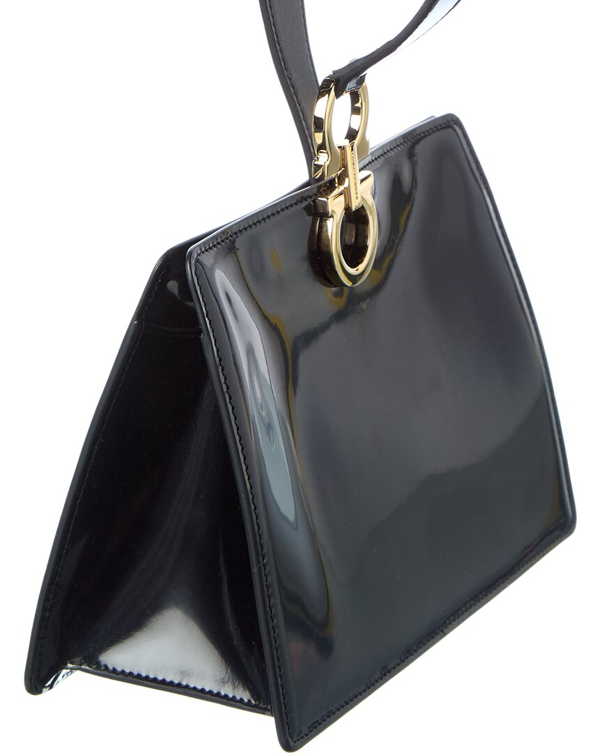 Ferragamo Gancini Mini Leather Clutch