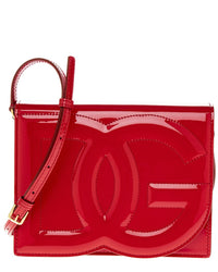 Dolce & Gabbana Dolce & Gabbana Dg Logo Patent Shoulder Bag