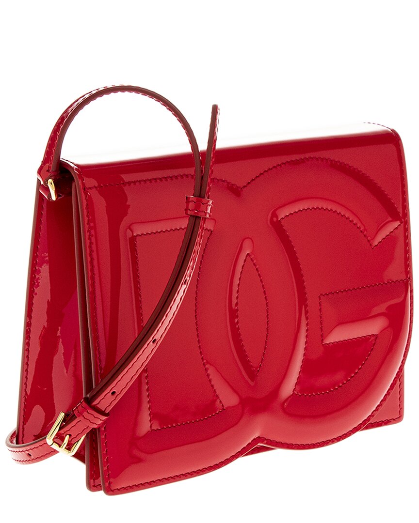 Dolce & Gabbana Dolce & Gabbana Dg Logo Patent Shoulder Bag