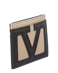 Valentino Vlogo Leather Card Case