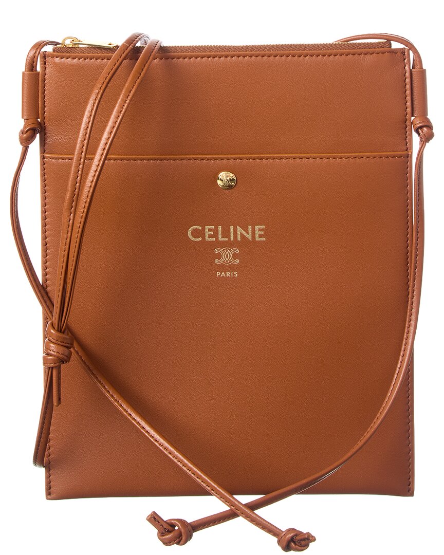 Celine Leather Sharp Crossbody