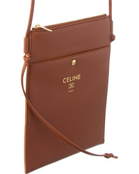 Celine Leather Sharp Crossbody