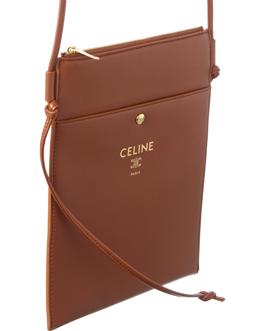 Celine Leather Sharp Crossbody
