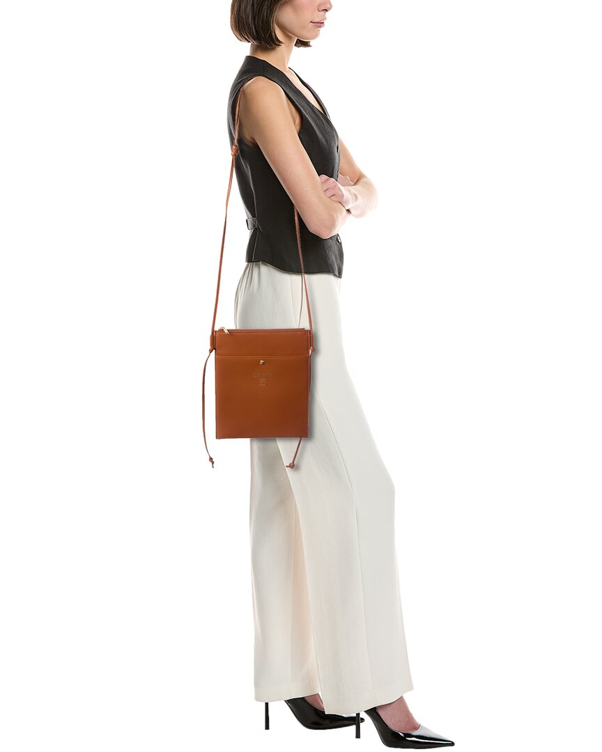 Celine Leather Sharp Crossbody
