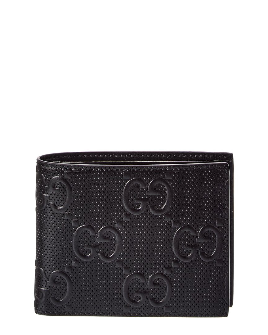 Gucci Gucci Jumbo Gg Leather Bifold Wallet