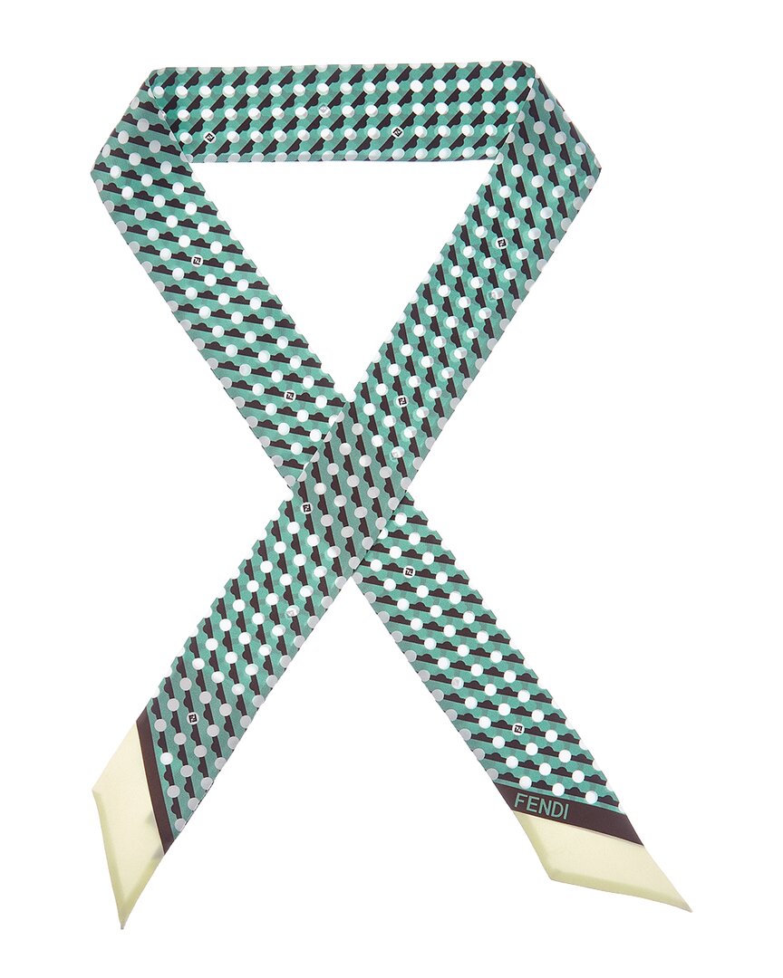 Fendi Wrappy Silk Scarf