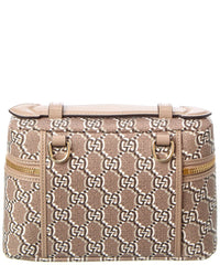 Gucci Gg Shadow Canvas & Leather Super Mini Satchel
