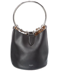 Alaïa Ring Medium Leather Bucket Bag