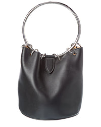 Alaïa Ring Medium Leather Bucket Bag