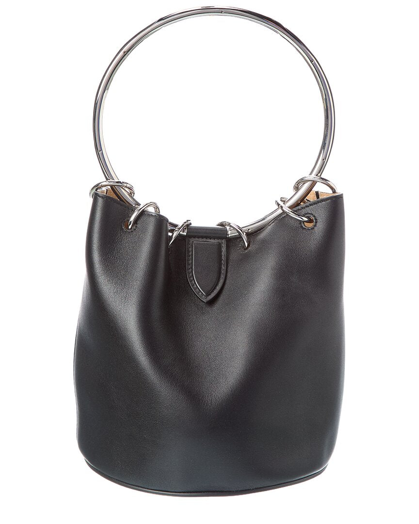 Alaïa Ring Medium Leather Bucket Bag