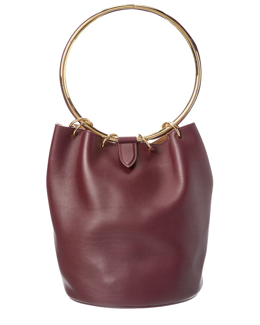 Alaïa Ring Large Leather Bucket Bag