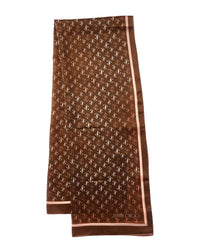 Jimmy Choo Jimmy Choo Logo Silk Scarf