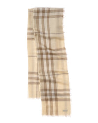 Burberry Burberry Reversible Check Wool & Silk-Blend Scarf