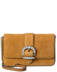 Jimmy Choo Jimmy Choo Cheri Suede Wallet On Chain