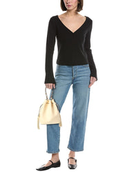 Valentino Vlogo Leather Bucket Bag