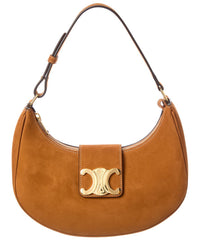 Celine Ava Medium Suede Hobo Bag